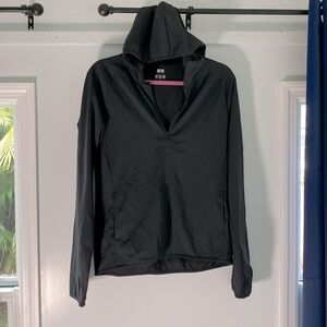 Men’s Uniqlo Athletic Thumbhole Full Zip Hoodie